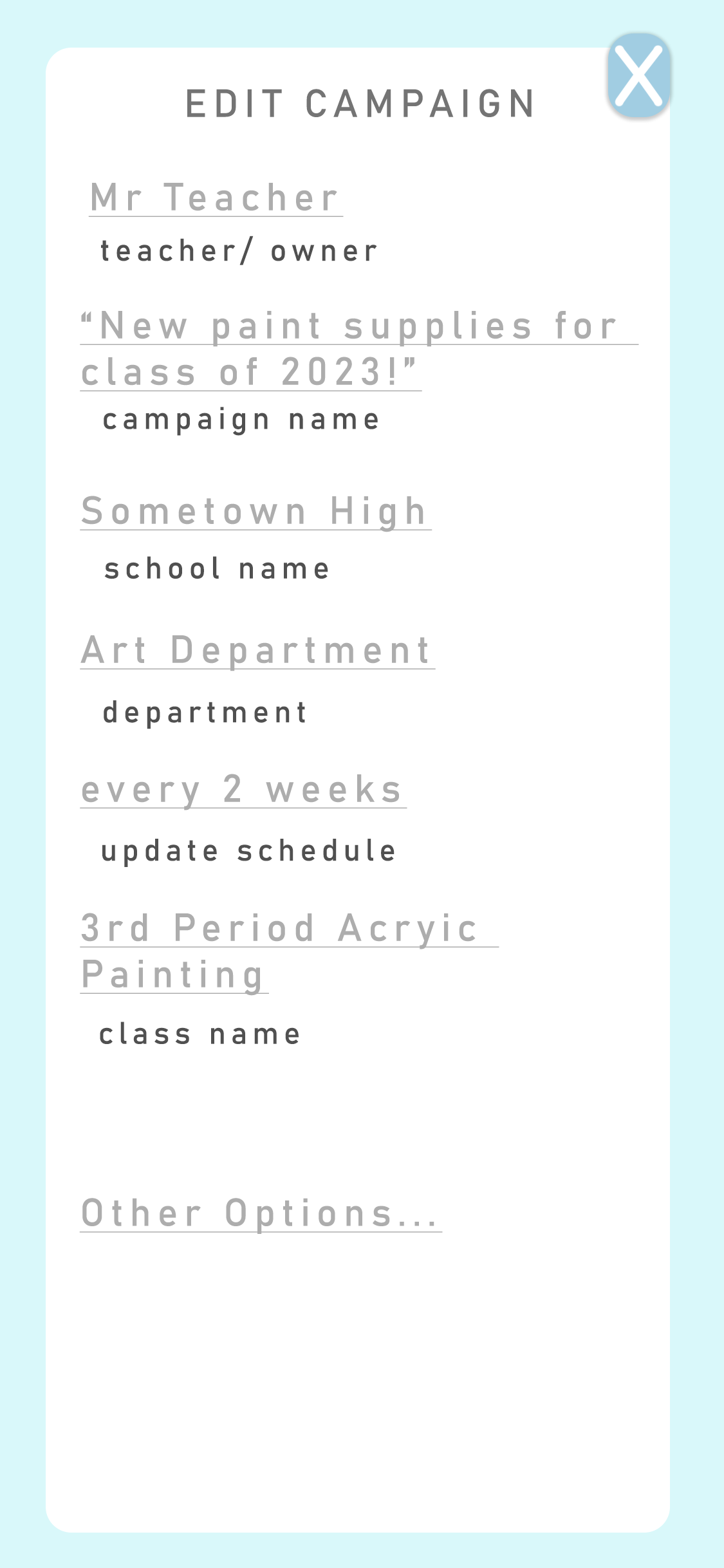 prototype screen